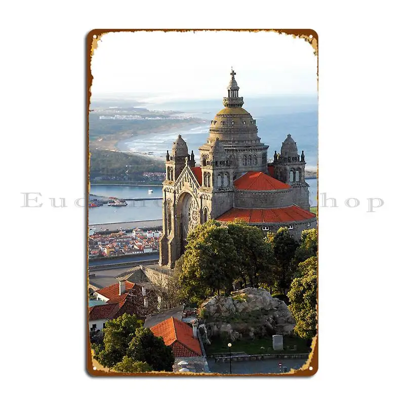 Viana Do Castelo Santa Luzia Португалия металлическая модель печатный Забавный декор