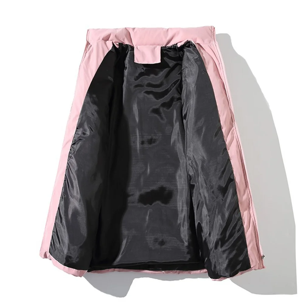 Winter Parkas Jacket Women Thicken Warm Coat Womens Stand Collar Jackets Solid Color Cotton-padded Woman Fashion New Streetwear