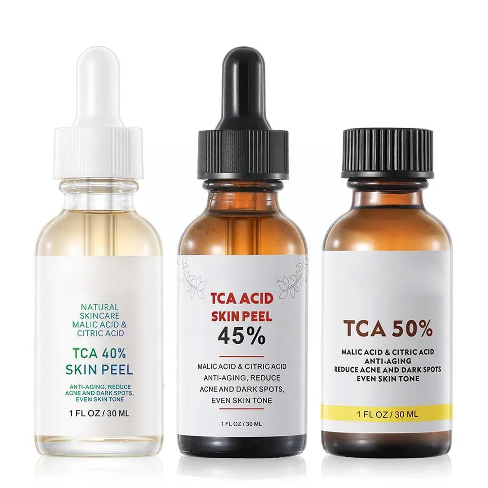 

30 мл, 40%, 45%, 50%, Tca, пилинг кожи, пилинг, пилинг, кислота, помощь при морщинах, 20% трихлорафизическая Сыворотка для кожи, Tca кислота, сыворотка, пил...