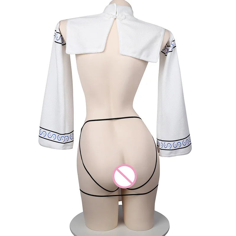 Эротическое Прозрачное нижнее белье для косплея зомби Банни