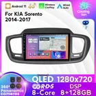 Автомагнитола MEKEDE 8 + 128 4G LTE Android 11, мультимедийный видеоплеер с GPS-навигацией для Kia Sorento 3 2014-2017, 2DIN, DVD, 2 DIN
