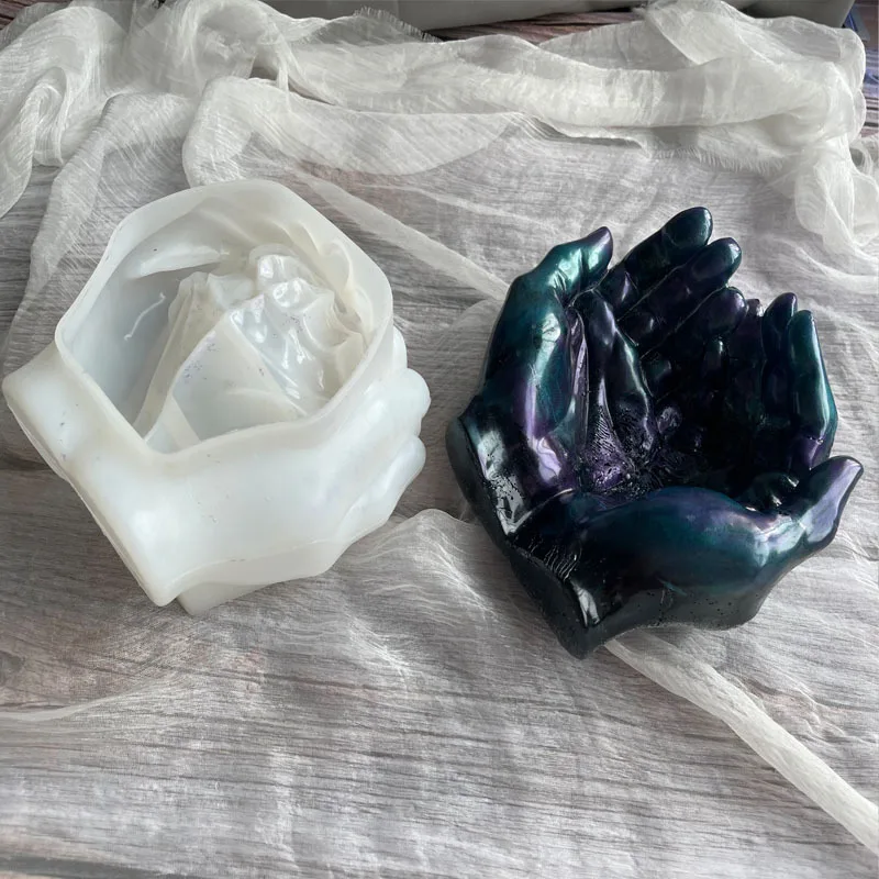 Сделай сам украшение из смолы двухручная модель ручная тарелка пепельница