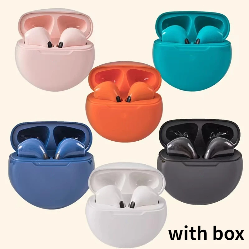 

5PCS Pro 6 TWS Mini Earbuds Wireless Headphones Bluetooth Earphone 5.0 Stereo Headset with Microphone