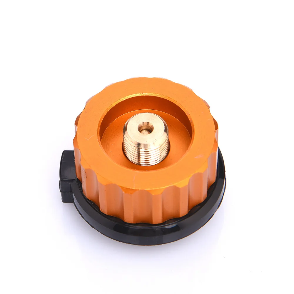 

Outdoor Camping Hiking Stove Burner Adaptor Split Type Furnace Converter Connector Auto-off Gas Cartridge Tank cylinder Adapter