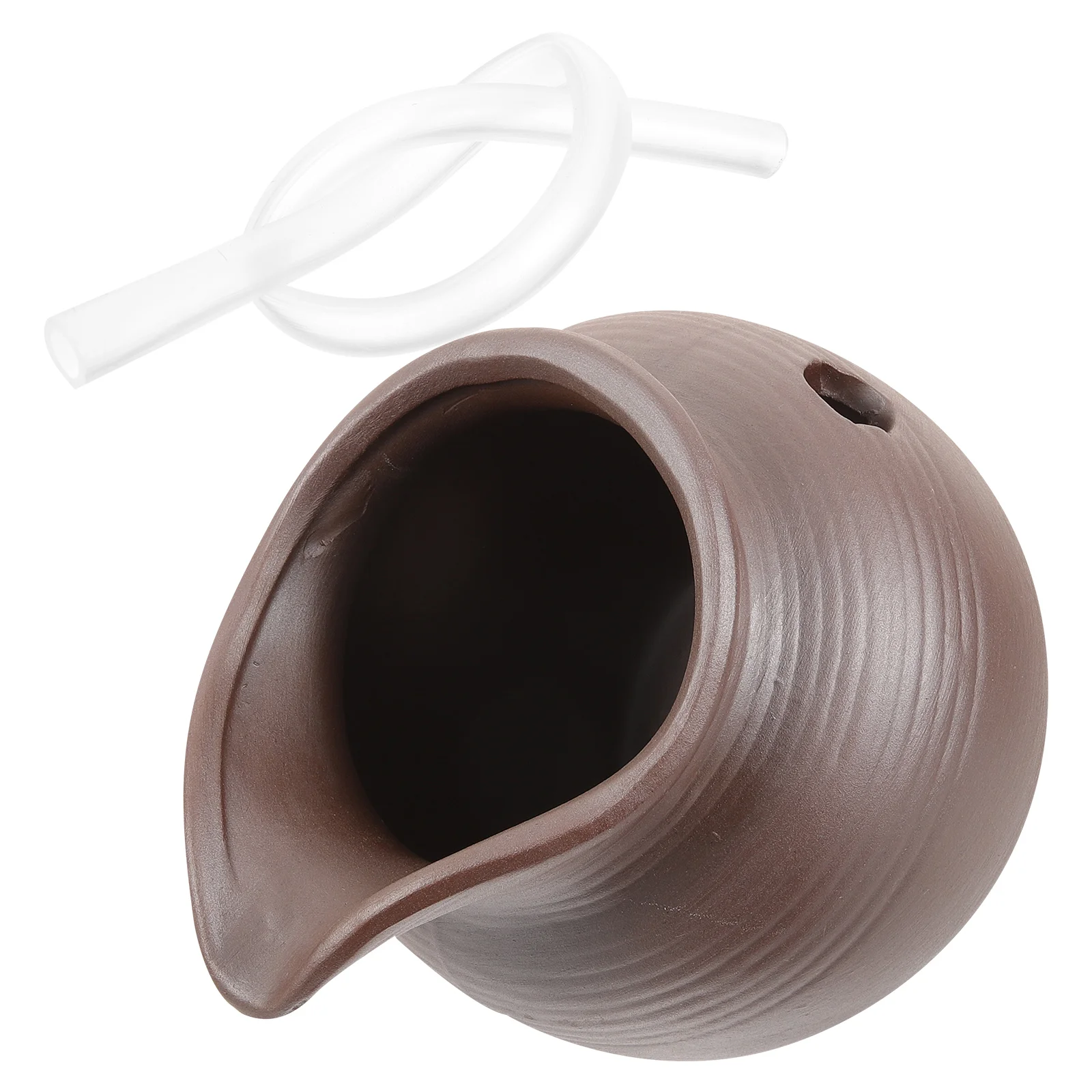 

Ceramic Waterfall Jar Outdoor Fountain Decor Indoor Hydroponics Ceramics Bedroom Office