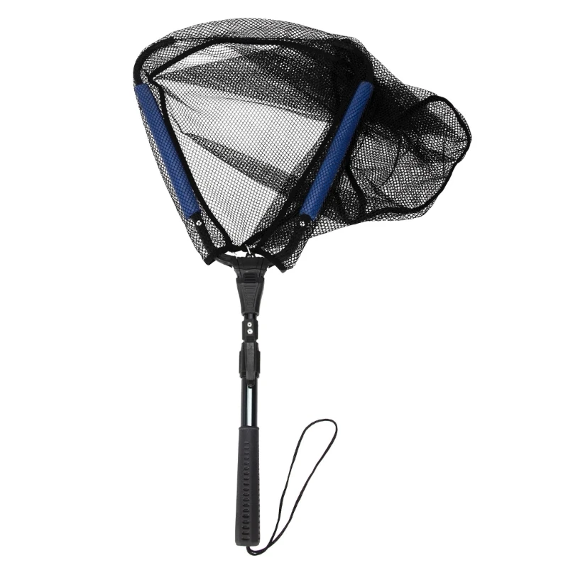 

Collapsible Fishing Net Pole Folding Landing Net Aluminum Alloy Casting Foldable Hand Net for Fly Fishing