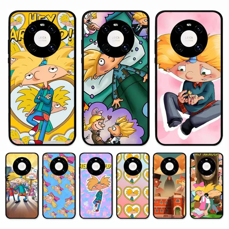 

Hey Arnold cartoon Phone Case for Huawei Mate 20 10 9 40 30 lite pro X Nova 2 3i 7se