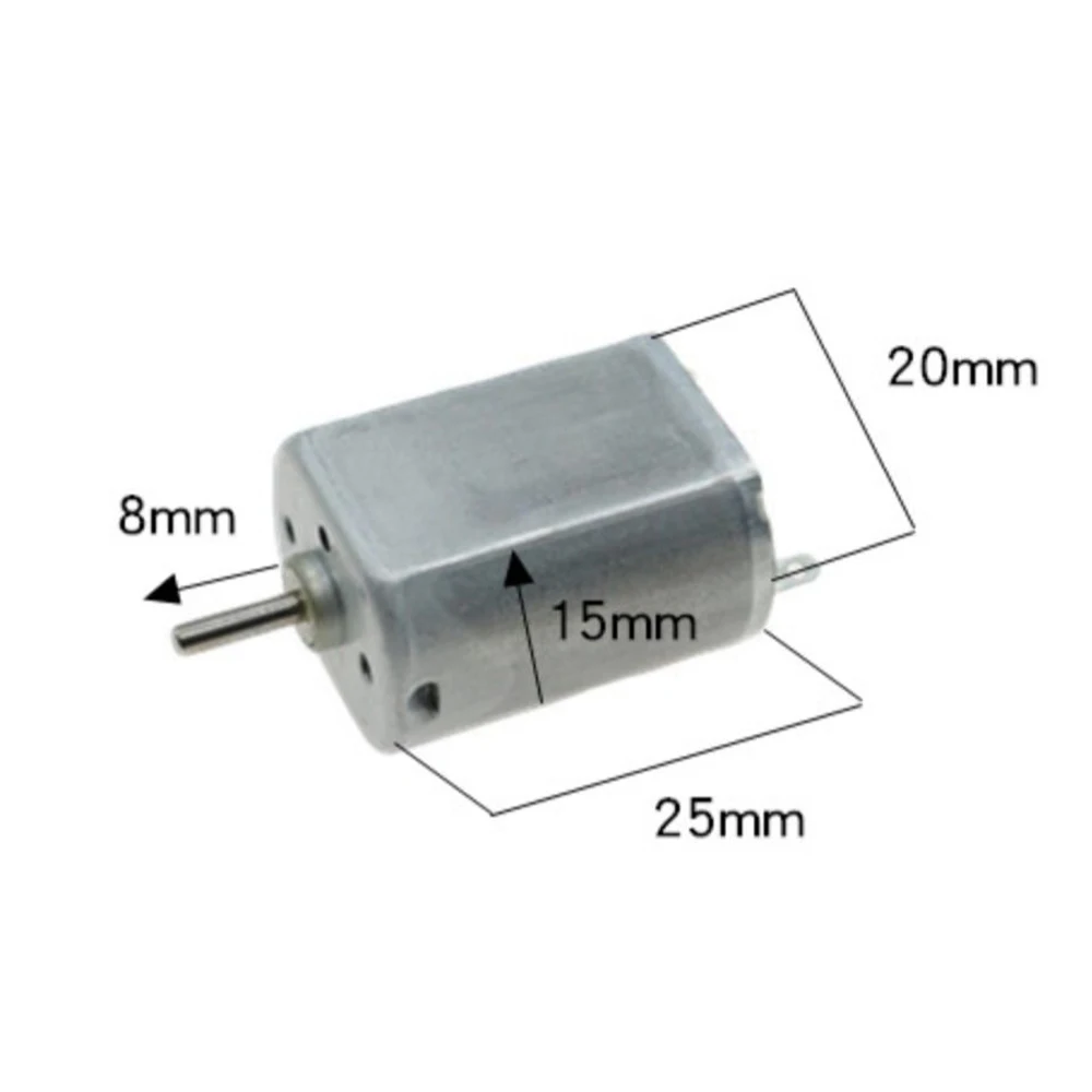 Фотоэлемент двигателя 12 В 10000 об/мин цельнометаллическая Модель 130 технология