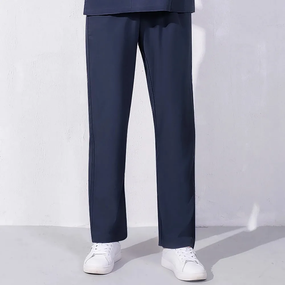 Женские Длинные Широкие Брюки С Эластичной Резинкой На Талии Повседневные