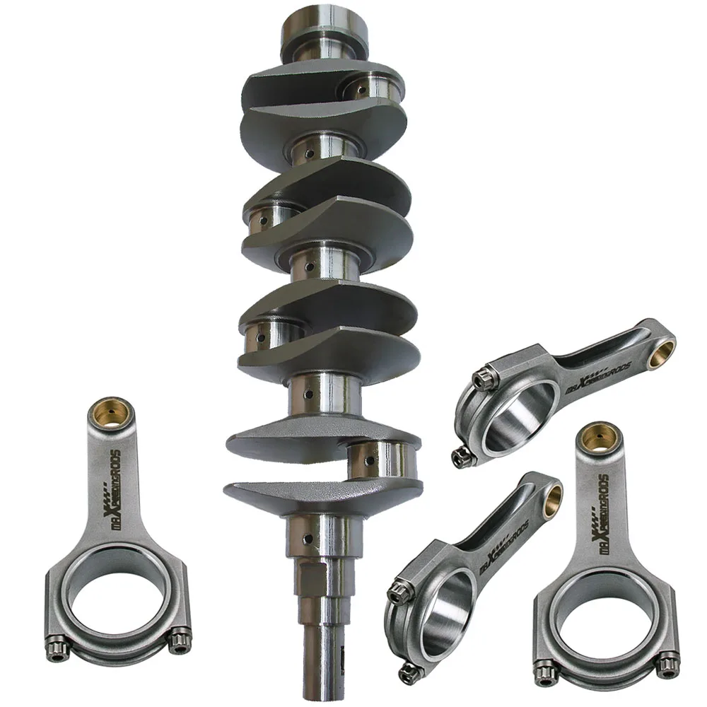 

Crankshaft Crank + 4pcs Conrod Connecting Rods For Toyota Corolla AE92 AE93 AE101 4AG 4A-GE
