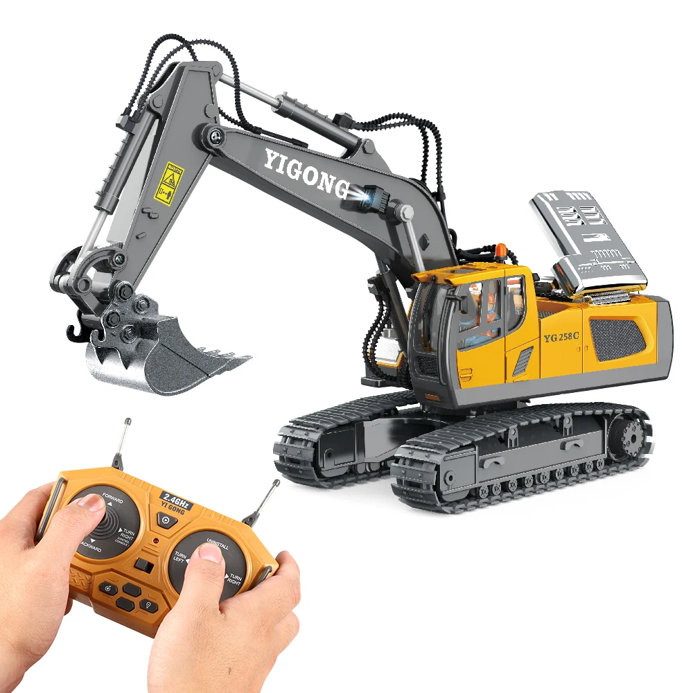 

1:20 RC Excavator Bulldozer Dump Truck Alloy RC Car 2.4G Remote Control Engineering Vehicle Crawler Toys for Children Boys Gifts