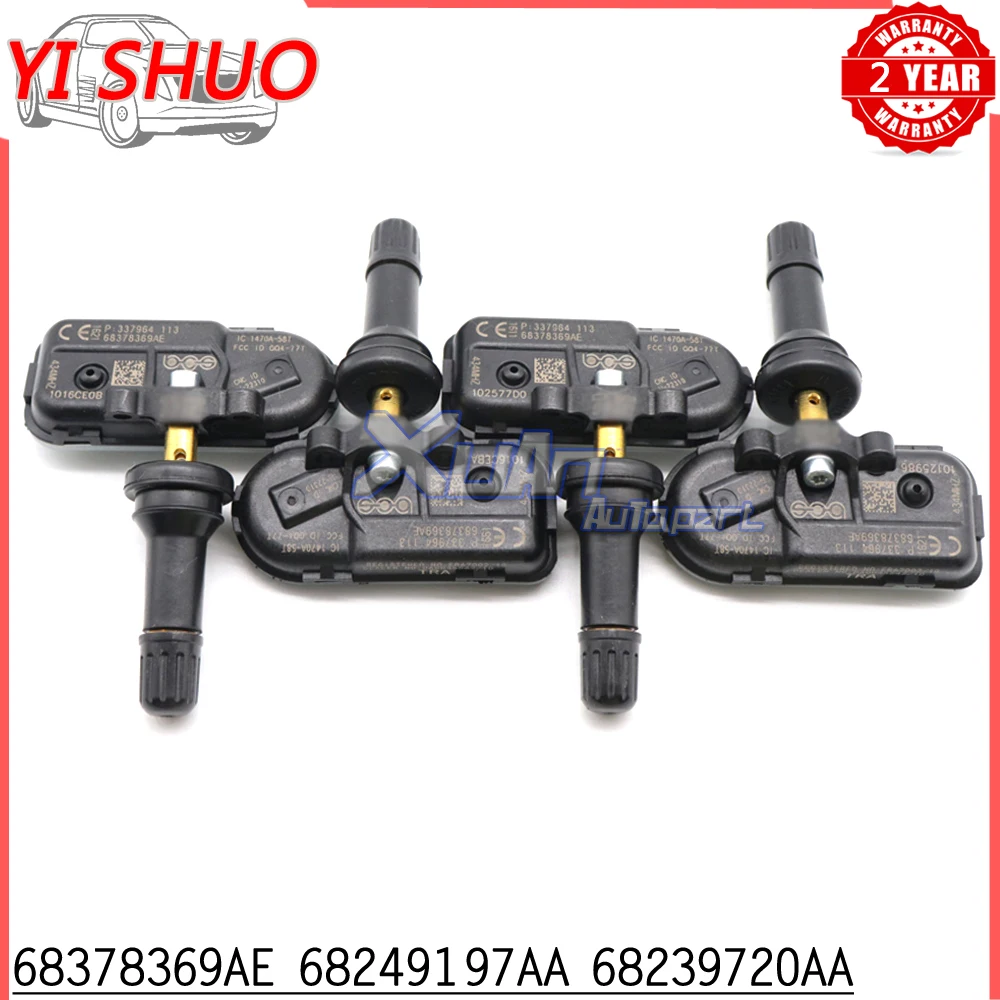 Автомобильный датчик давления в шинах TPMS, система мониторинга 68239720AA для JEEP CHEROKEE RAM 1500 2500 3500 14-21 433 МГц 68249197AA