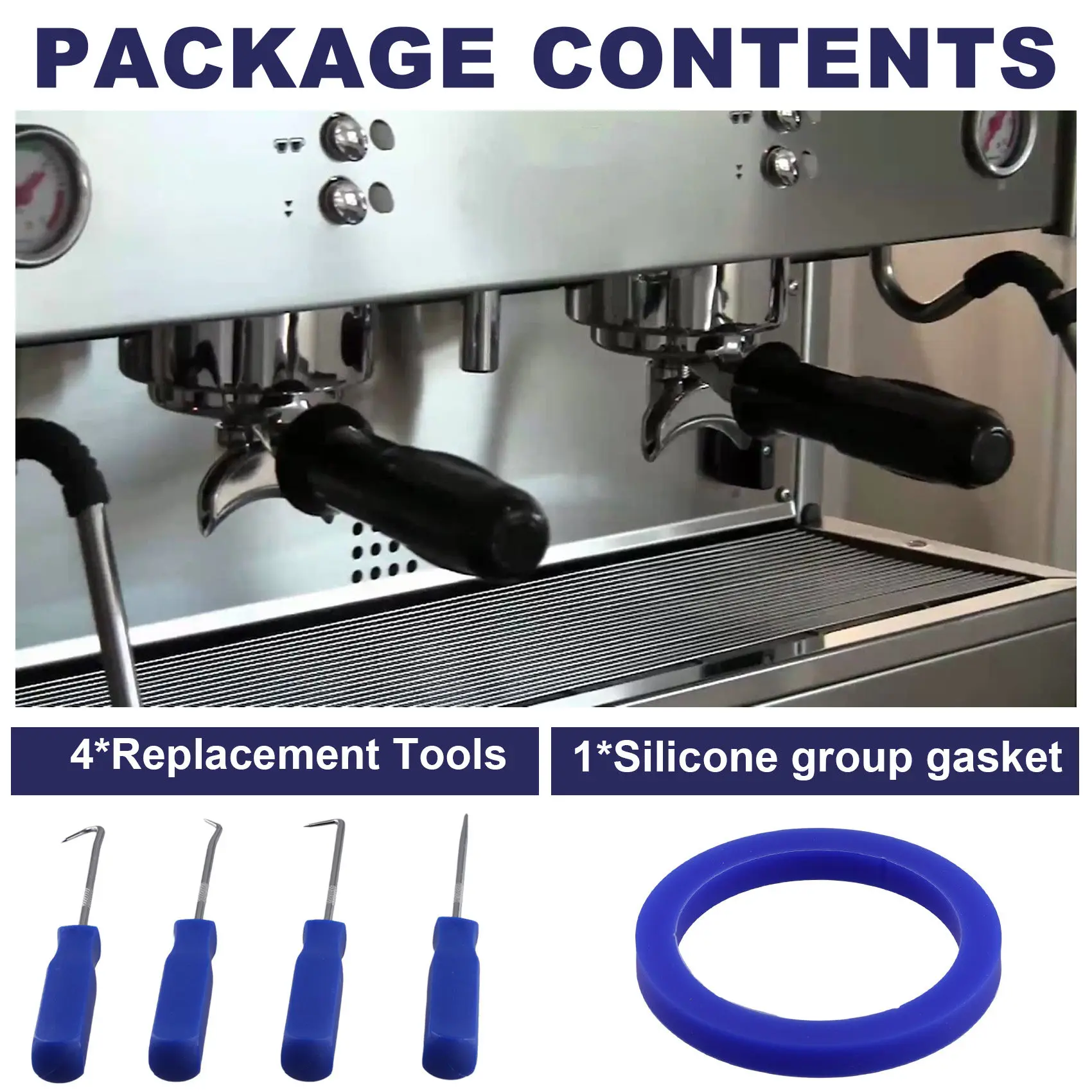 Уплотнение головки группы кофемашины для E61 силиконовой прокладки Gaggia со