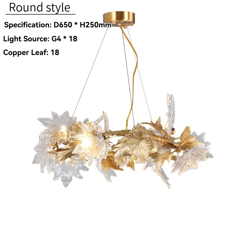 Медная люстра Artpad в стиле ART DECO