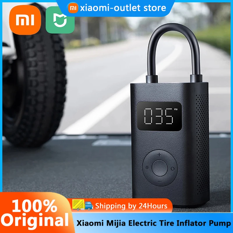 

Xiaomi Mijia 1S Inflator Tire Pump Car Air Compressor for Motorcycles Bike Ball Tyre Digital Electric Inflatable Pump