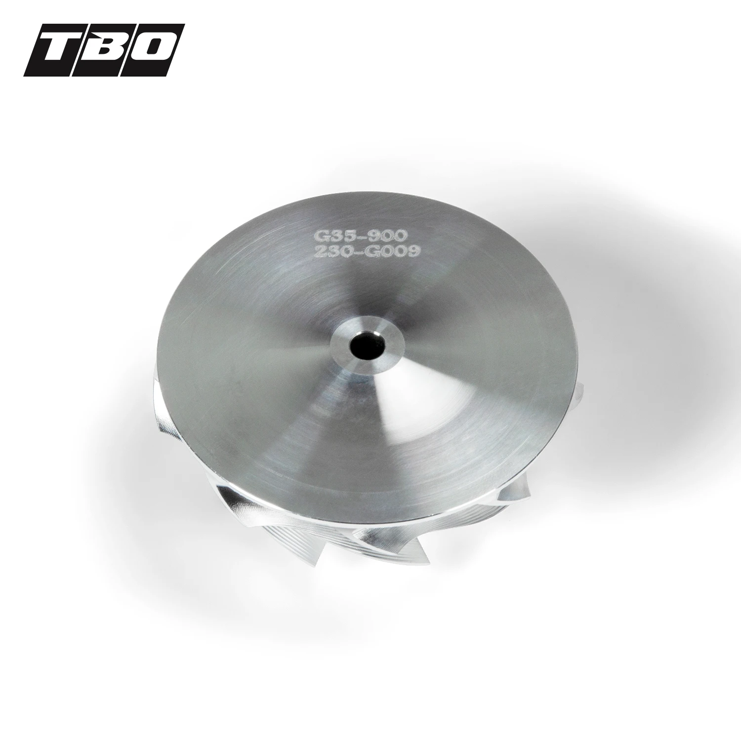 G Series Turbo G35-950 Заготовка Кованое колесо компрессора 62x76 мм 9+0 Переднее вращение 5-AXIS