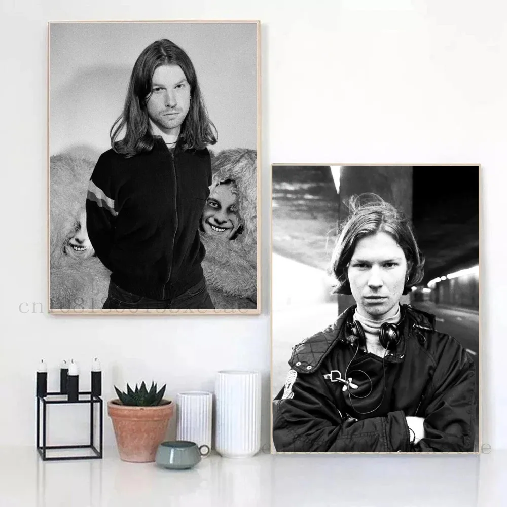 1 шт. A-Aphex Twin DJ самоклеящийся художественный плакат водостойкая бумажная наклейка