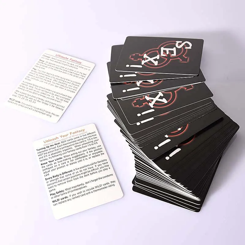 Секс-игры карты сексуальные позиции покер для пар интимные игрушки товары БДСМ