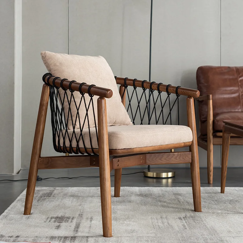 

Living Room Leisure Chair Modern Minimalist Balcony Bedroom Rope Single Sofa Chair Lounge Nordic Sillas De Comedor Furniture