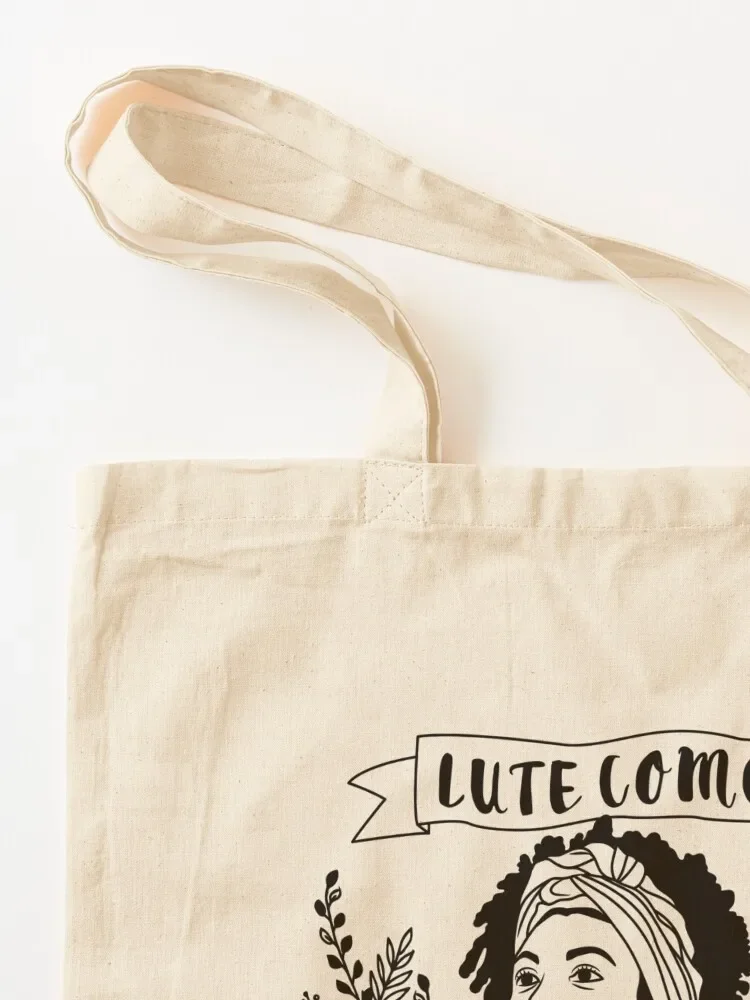 Lute Como Marielle Franco Tote Bag университетская сумка-шоппер складная сумка для супермаркета