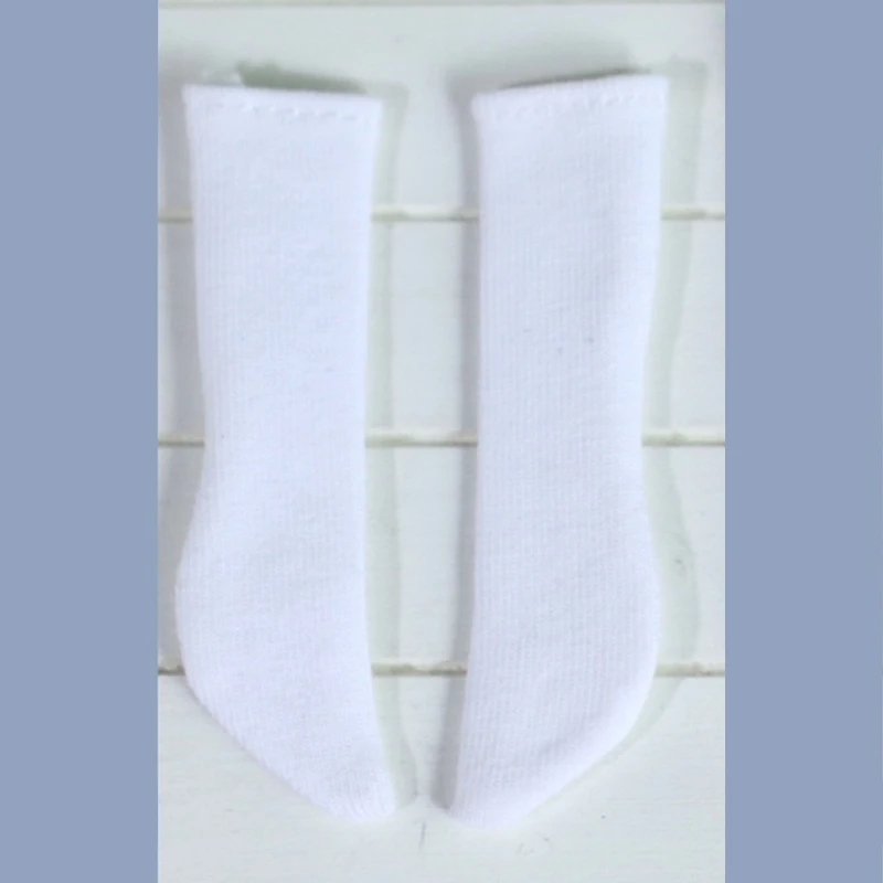 Пара кукольных носков Blyth модные однотонные длинные носки для Blythe Барби Licca Azone OB24