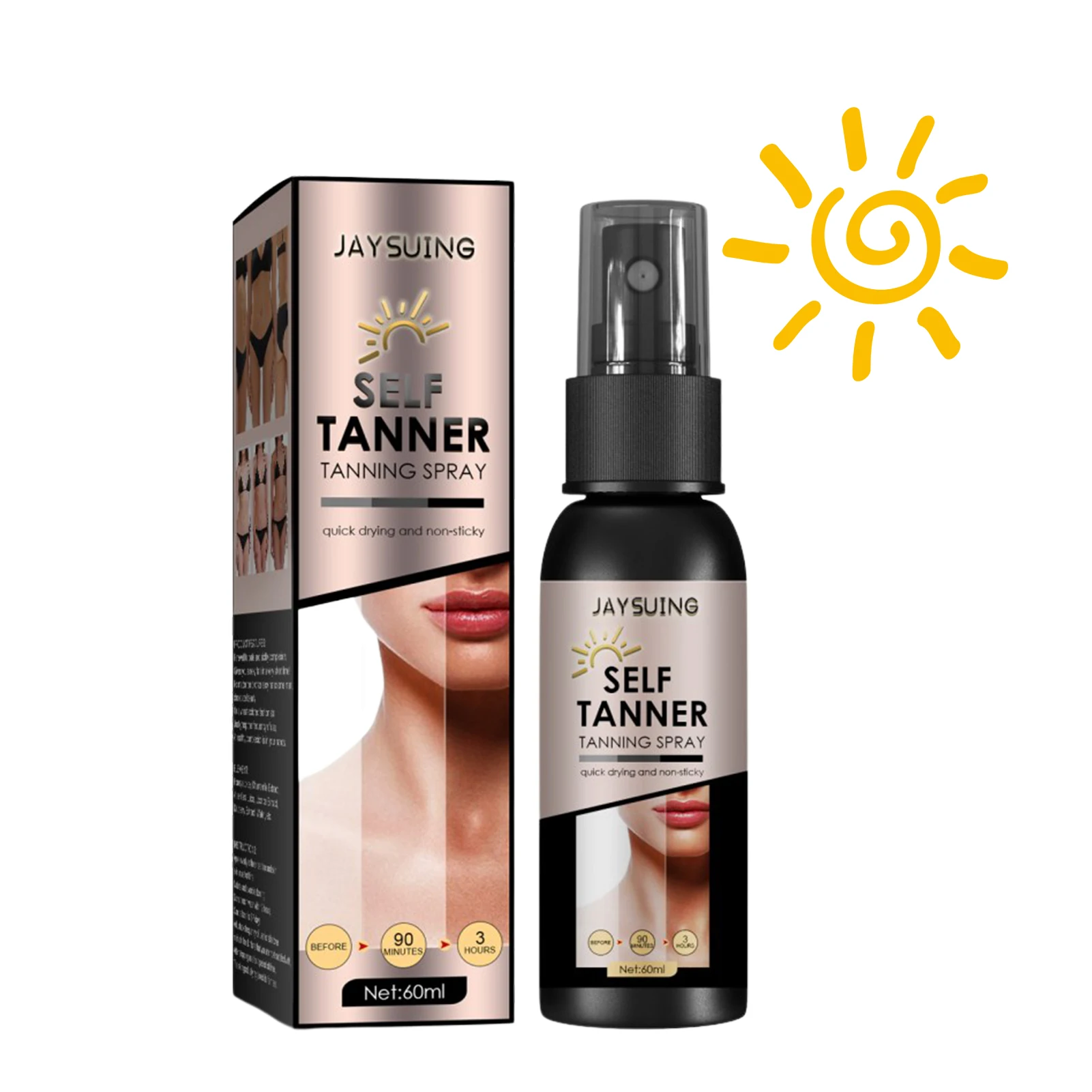 

Self Tanning Sprays Mist Moisturizing Self Tanner SpraysNatural Sunless Tanner Mousse Natural Ingredients Suitable For All Skin