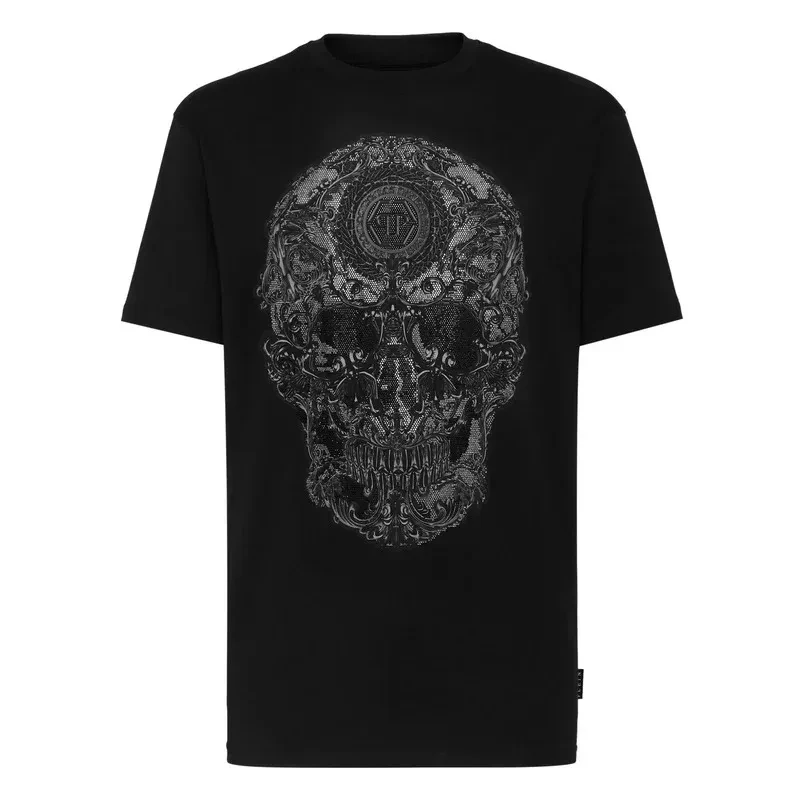 Футболка мужская оверсайз с круглым вырезом и коротким рукавом