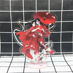 Мультяшный аниме брелок Tian Guan Ci Fu акриловый брелок Xie Lian Hua Cheng Милый Забавный Kawaii модные ювелирные изделия аксессуары Llaveros