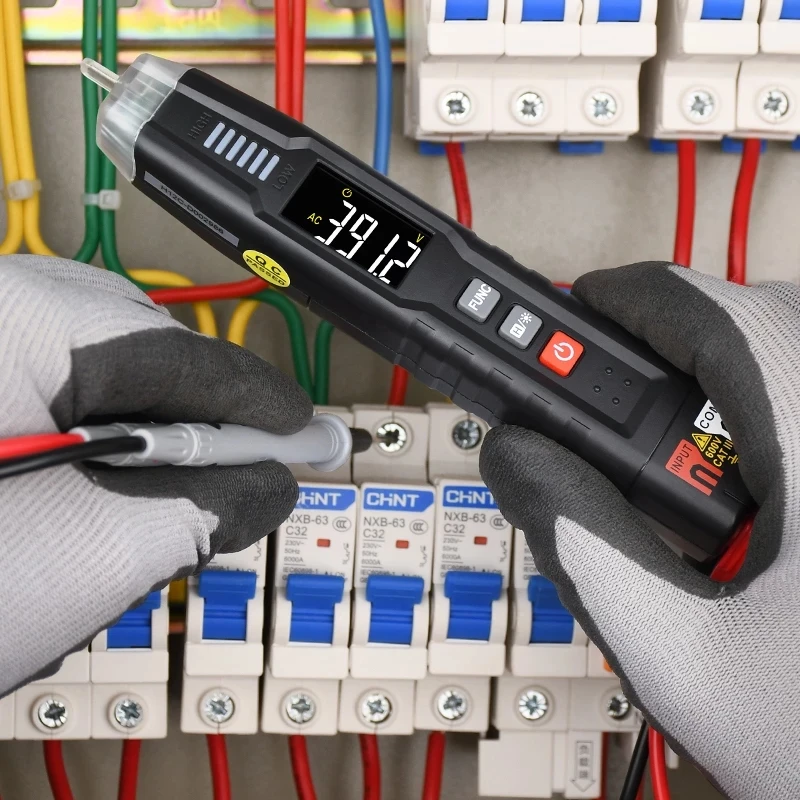 

Цифровой мультиметр, цифровой тестер, интеллектуальный детектор напряжения перьевого типа, постоянный и переменный ток, емкость, Ом, Бесконтактный индикатор напряжения, Диод True RMS, измеритель непрерывности