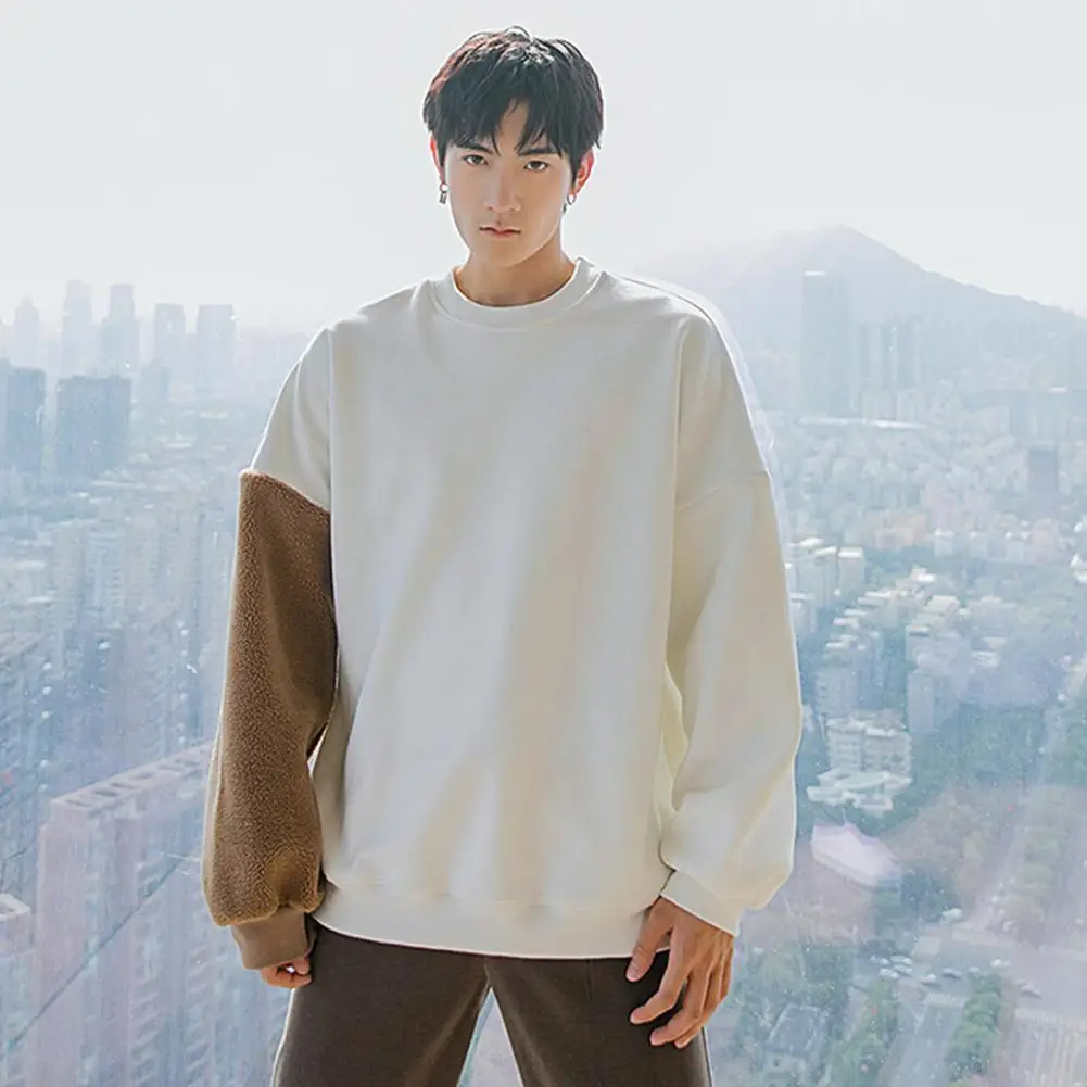 

Bear Casual Sweatshirt Men Tops Harajuku Streetwear Sweatshirts Couple 2021 Pullover Clothes Autumn Winter Fleece Women Bea R9l3