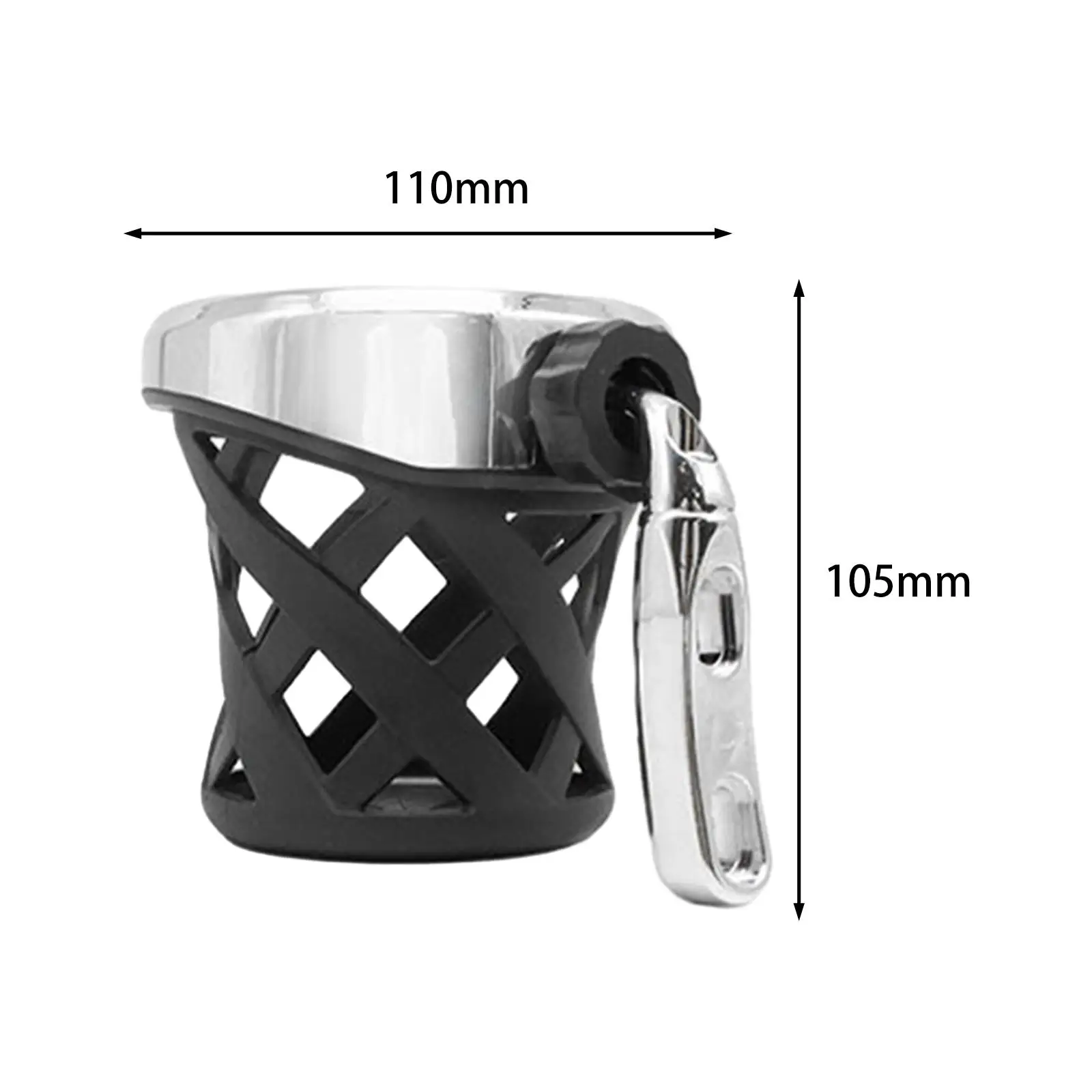 Держатель для напитков мотоцикла простая установка резиновая корзина из