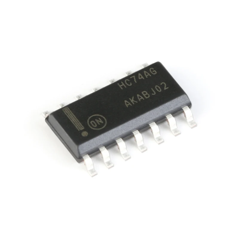 

10PCS/Pack New OriginalMC74HC74ADR2G SOIC-14 Set and reset function dual-D flip-flop logic chip
