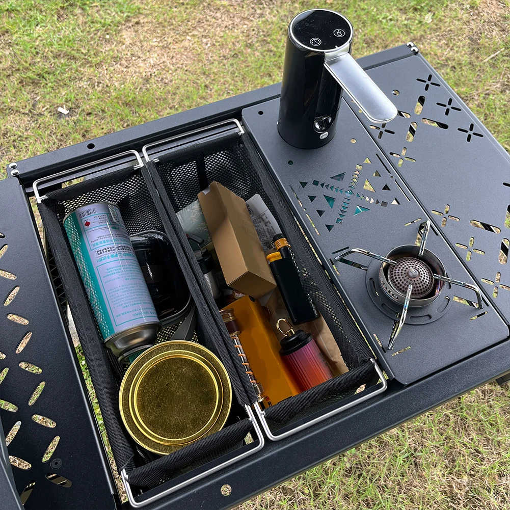 Складная сетчатая дренажная корзина для отдыха на природе