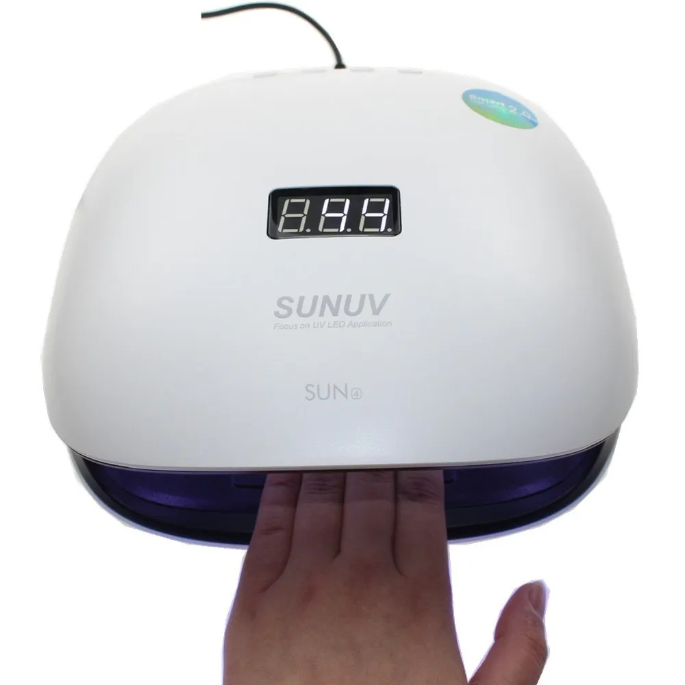Sun4 UV LED Lamp 48W Nail Dryer With Sensor Nail Lamp for Gel Nails Polish Memory Timer LCD Display and Double-Speed Curing enlarge