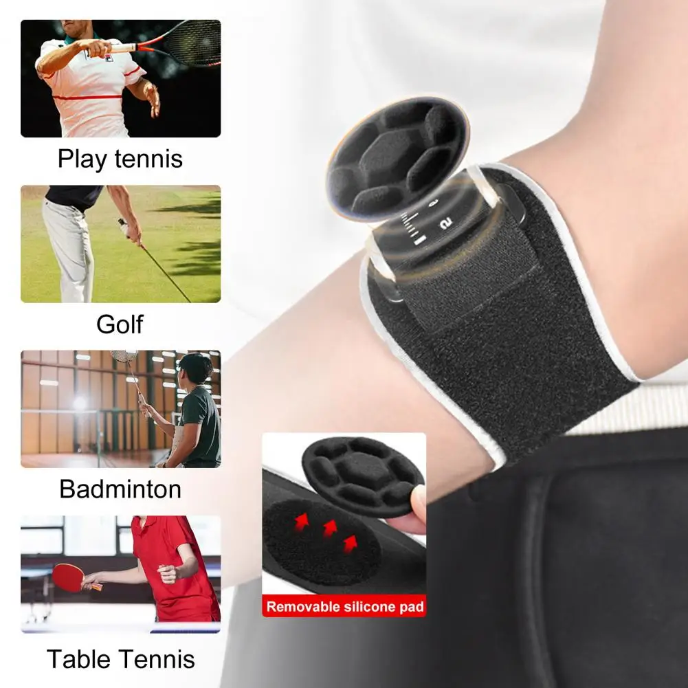 Теннисный локоть силиконовая накладка поддерживающая повязка на для тендинита
