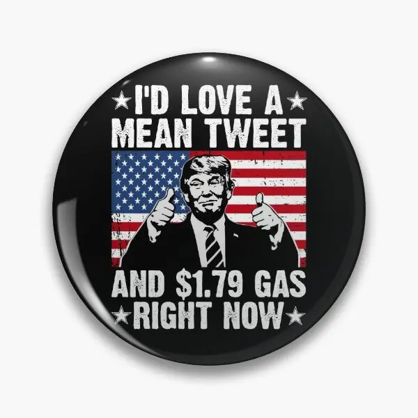 Трамп газ цены означает твиты мягкая Кнопка булавка брошь декор ювелирные