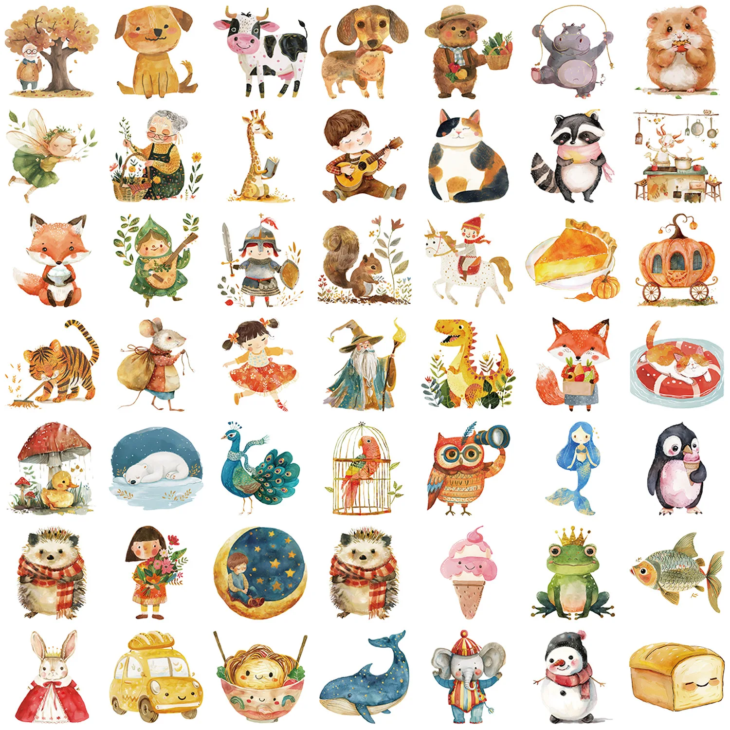 

Прозрачные акриловые наклейки для декора 50 шт