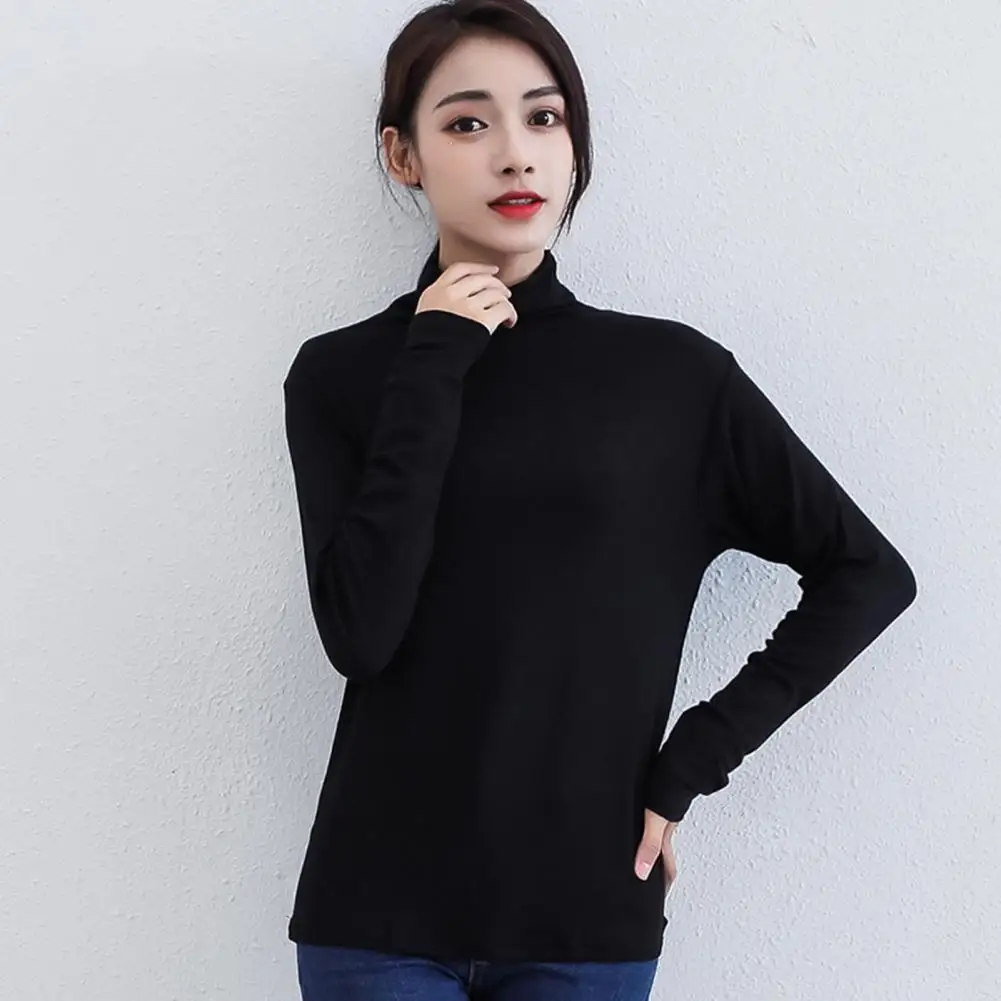 

Classic Autumn Winter Solid Loose Modal T-shirt Top T-shirt Top Soft Versatile