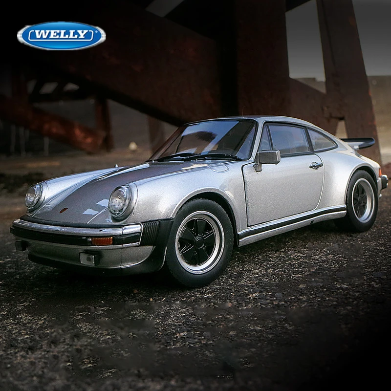 

Модель спортивного автомобиля WELLY 1:24 1974 Porsche 911 Turbo 3,0 из сплава, модель литая металлическая классическая автомобиль, модель имитации коллекц...