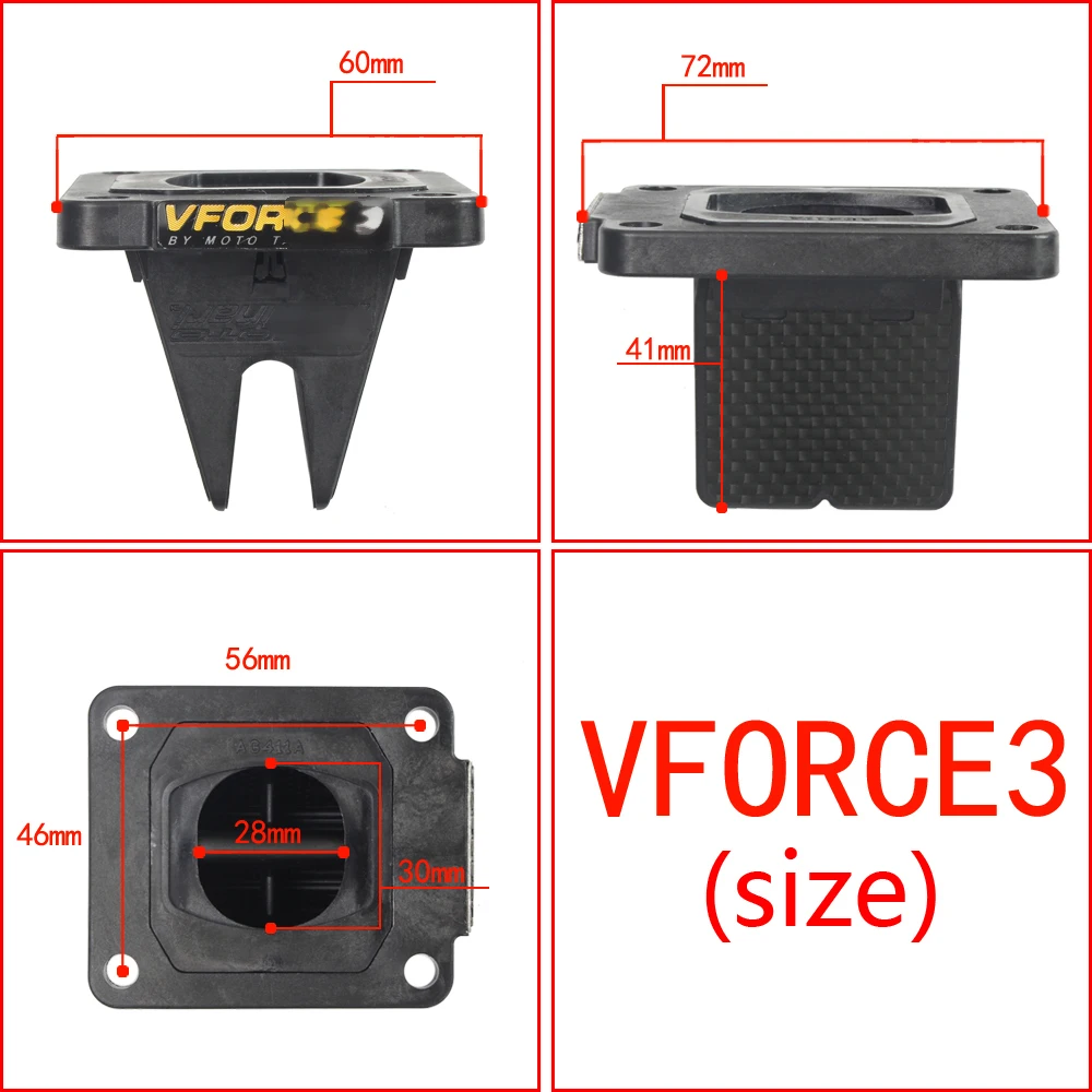 Тростниковый клапан VFORCE V384A для Suzuki RM100 все годы Kawasaki KX80 KX85 KX100 KX всесезонный