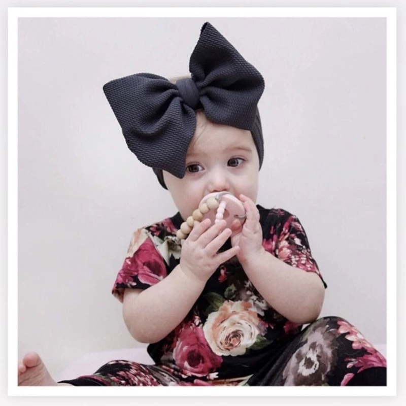 

Toddlers Headwear Cute Bowknot Headband Photo Props Head Accessory Shower Gift