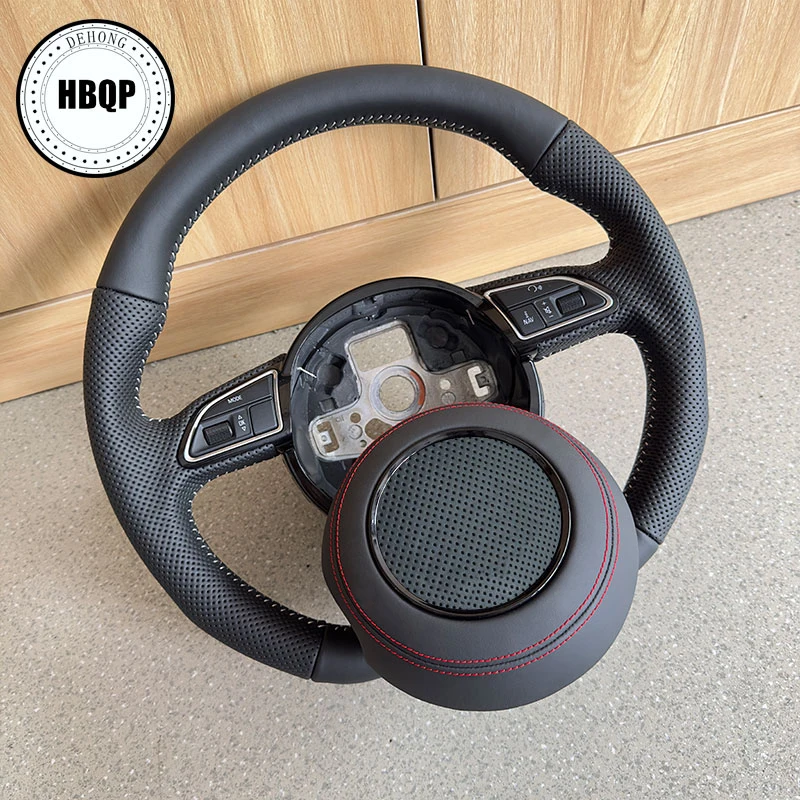 

For A1 A6 A7 A3 A4 A5 A8 Q3 Q5 RS3 TT TTS R8 Round Car Steering Wheel Horn Cover Cap Center Speaker Panel OEM Replacement Part