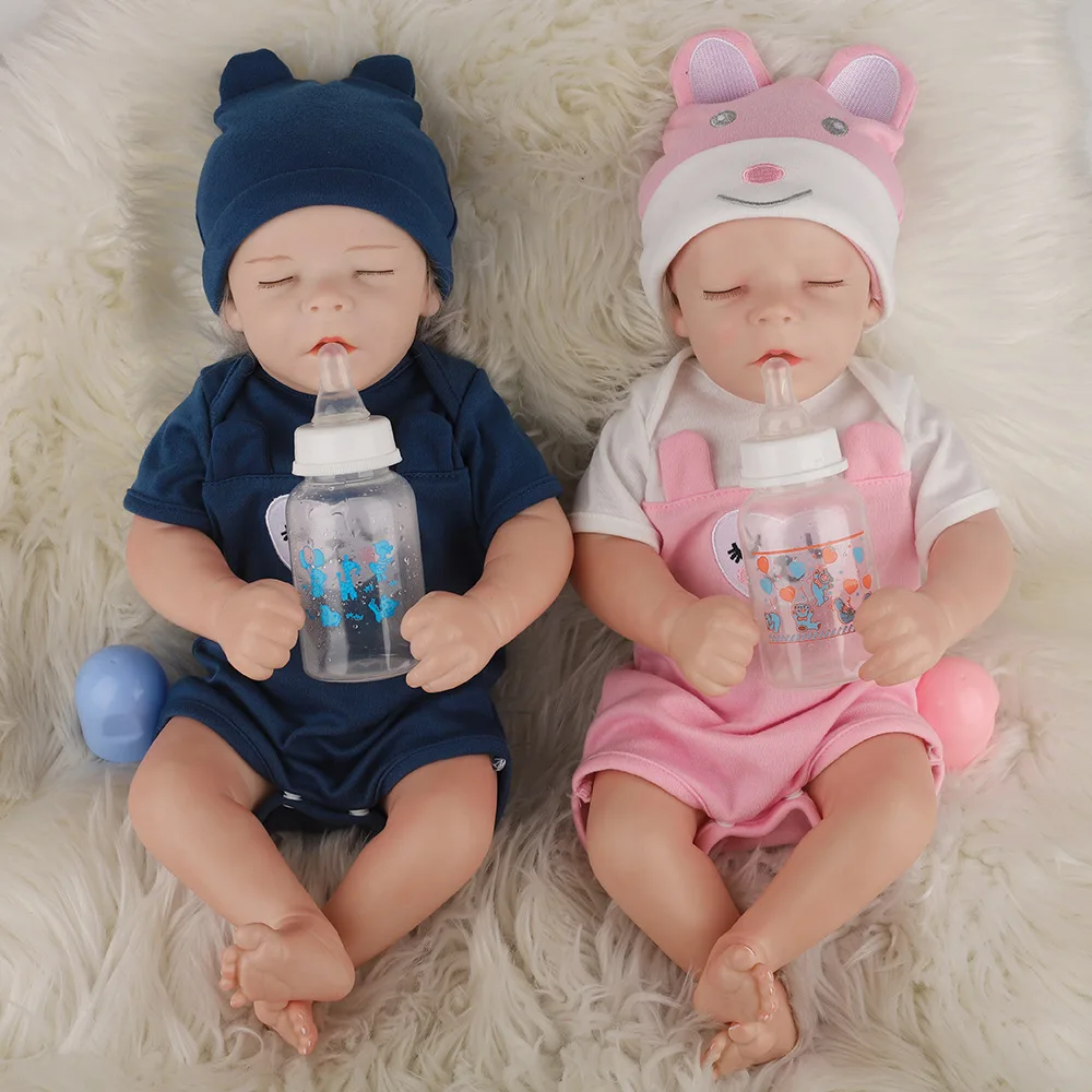 

Lifelike 50cm Reborn Doll Lifelike Newborn Simulation Baby Elf Doll Bath Sleep Play Cute Doll Toys For Kids Brithday Xmas Gift
