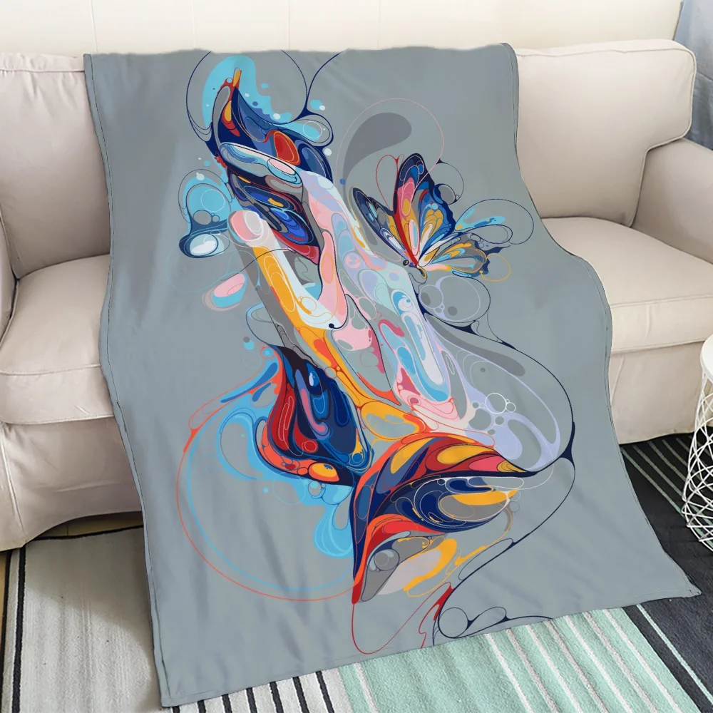 Большое Размерное Нечеткая Мягкая Одеяло В Индивидуальной Упаковке Постельное