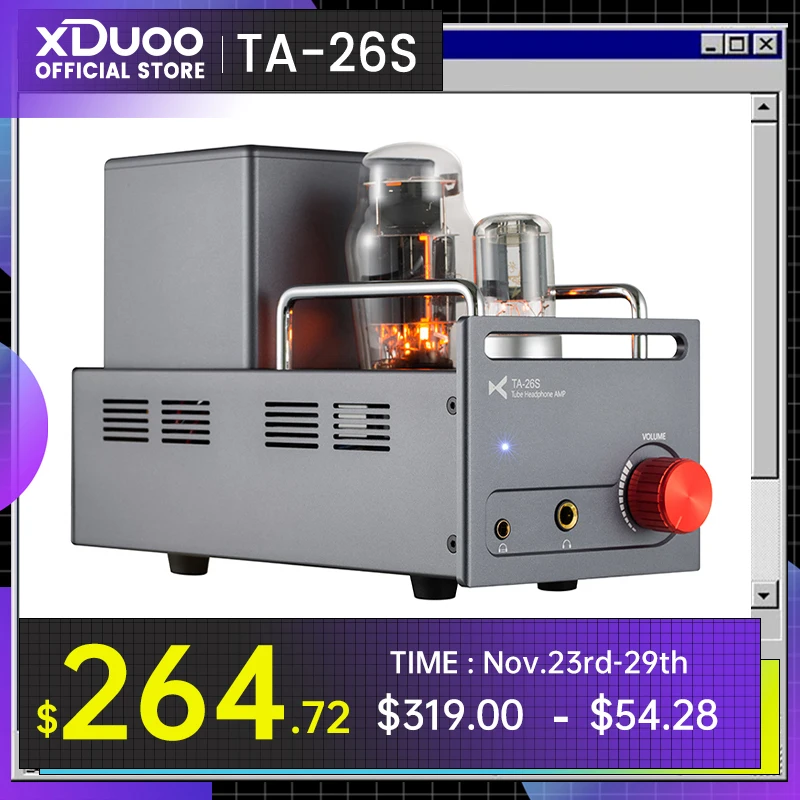 XDUOO TA-26S 6N5P 6N8P высокопроизводительный трубчатый усилитель для наушников линейный выход TA-26 Предварительный усилитель