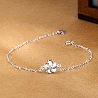 2020 elegant handmade cherry blossom bracelet womens fashion metal ring o chain bracelet bracelet jewelry gift
