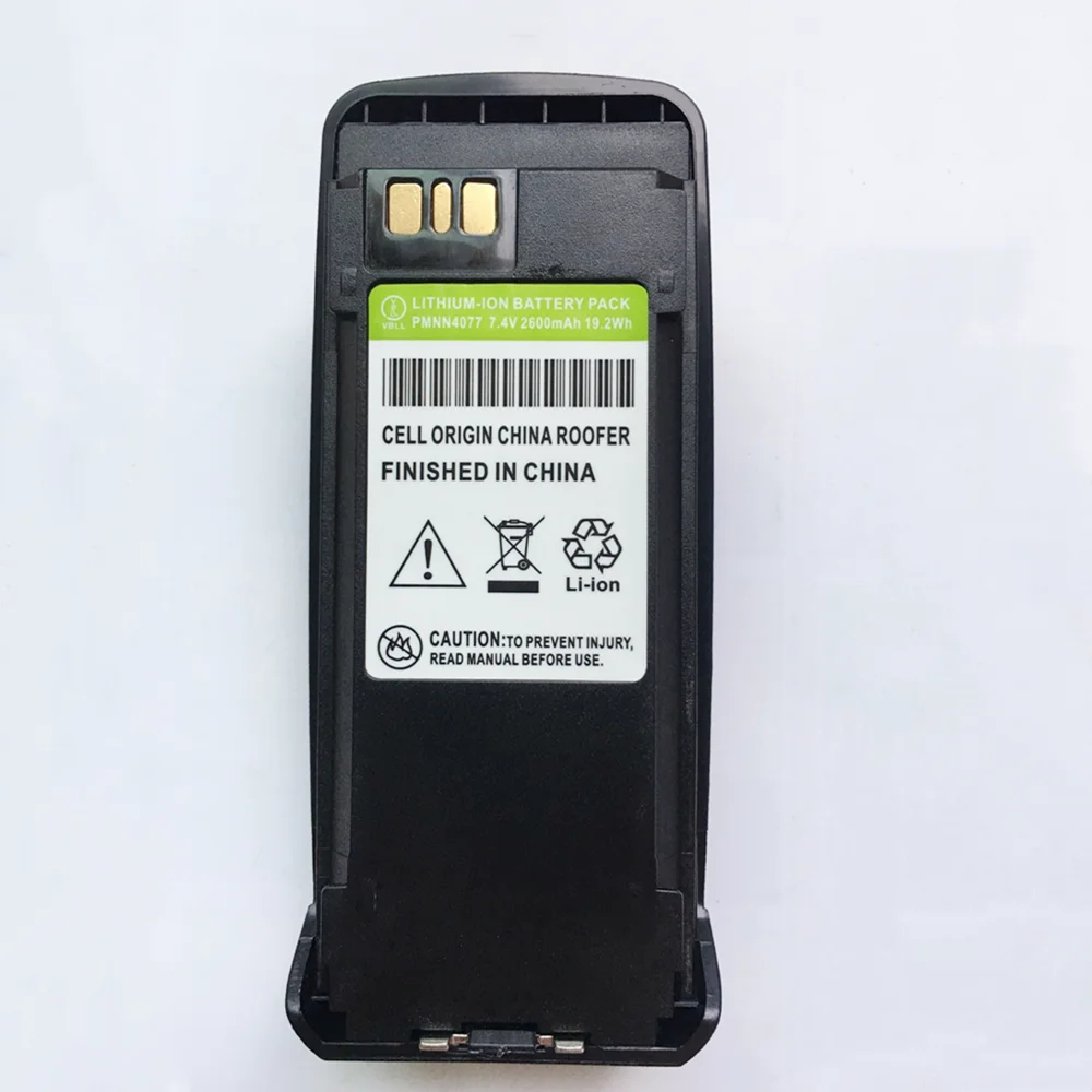 PMNN4077 2600mAh Li-ion Battery For Walkie Talkie XPR6350 XPR6380 XPR6550 XPR6580 P3400 DP3401 DP3600 DP3601 Two Way Radio