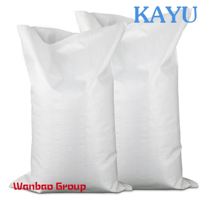 New empty custom logo big laminated sugar flour pp woven packing 25 kg 50 kg rice sack bag