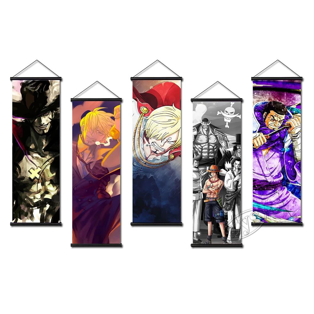 

Подвесные свитки цельный Холст принты Vinsmoke Sanji картины на стену картины Домашний Декор модульные постеры для гостиной