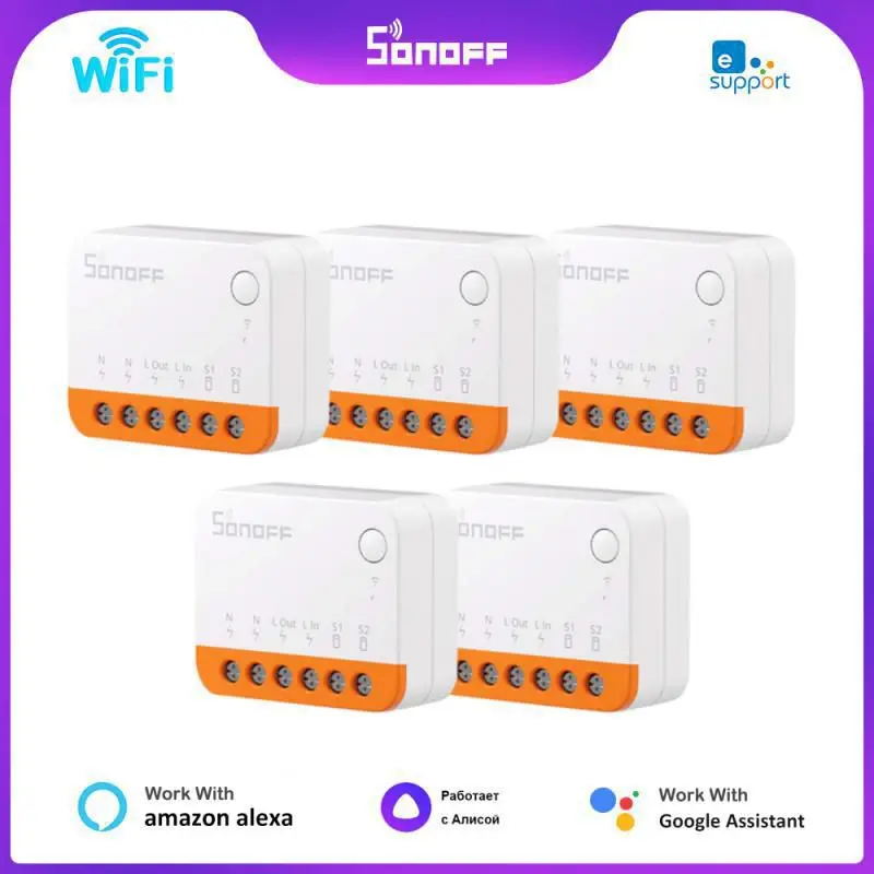 

1/3/5PCS SONOFF R4 / R3 / R2 MINI Wifi Switch Mini Extreme Smart Home Module Voice Remote Control Alexa Google Home Alice Itead